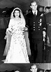 La regina Elisabetta e il principe Filippo festeggiano 70 anni di ...