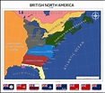 British North America Map - Map Of Western Hemisphere