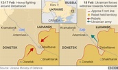 Ukraine crisis in maps - BBC News