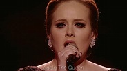 Adele - Someone Like You (Live from the BRIT Awards) | #Adele - # ...