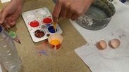 pintura al temple, como preparar un temple de huevo - viviendo el arte