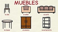 Aprender español: Muebles 🛌 y otros objetos de la casa 🚽 (nivel básico ...