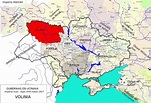 Gubernia De Volinia Imperio Ruso • Mapsof.net