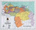 Large scale political and administrative map of Venezuela with all ...