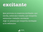 Excitante - Dicio, Dicionário Online de Português