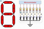 Display 7 Segmentos ánodo y cátodo común - HeTPro-Tutoriales