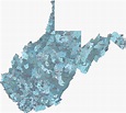 West-Virginia 5 digit zip code map & counties Your-Vector-Maps.comYour ...