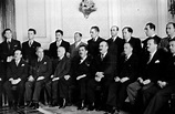Lázaro Cárdenas y miembros de su gabinete, retrato de grupo | Mediateca ...