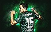Download wallpapers Gustavo Gomez, green stone, SE Palmeiras ...
