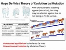 G11 Hugo De Vries, Mutations, and Mutagenesis - online presentation