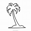 Palm Tree Coloring Page - Ultra Coloring Pages