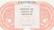Adolph VIII, Count of Holstein Biography - Count of Holstein-Rendsburg ...