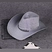 Sombrero de copa alta vaquero gris | Sombreros-Vaqueros.com