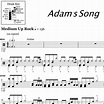 Adam's Song - Blink 182 - Drum Sheet Music | OnlineDrummer.com