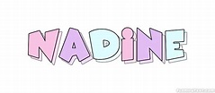 Nadine Logo | Herramienta de diseño de nombres gratis de Flaming Text