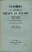MEMOIRES DU CHANCELIER PRINCE DE BULOW TOME TROISIEME 1909 - 1919 by ...