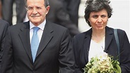 Flavia Franzoni, a Bologna i funerali della moglie di Romano Prodi