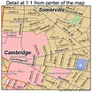 Cambridge Massachusetts Street Map 2511000