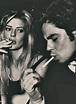 Chiara Mastroianni & Benicio Del Toro | People smoking, Celebrities ...
