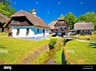 Kumrovec malerischen Dorf in der Region Zagorje Kroatien, dem ...