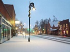 Downtown Berthoud Colorado, winter snow. Photo by Whitney Taylor ...