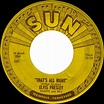 July 19: Elvis Presley – “That’s All Right” 1954