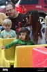 Oksana Grigorieva and her daughter Lucia Gibson at a funfair in Sherman ...