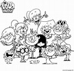 Loud House Printable Coloring Pages - Printable Templates