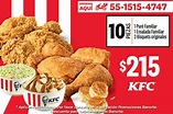 Combo KFC Banorte de 10 piezas de pollo + puré y ensalada familiar ...