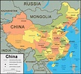 Map Of China With Surrounding Countries - Dannie Elisabeth