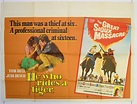 He Who Rides A Tiger / The Great Sioux Massacre - Original Movie Poster