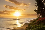 Beautiful Sunset on Kaanapali Beach in Maui Hawaii | Maxine Drake