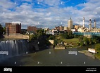 High Falls Area, Rochester, New York State, United States of America ...