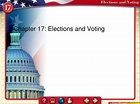 PPT - Chapter 17: Elections and Voting PowerPoint Presentation, free ...