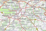 MICHELIN-Landkarte Metzingen - Stadtplan Metzingen - ViaMichelin
