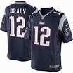 Nike Tom Brady New England Patriots Navy Blue Team Color Limited Jersey