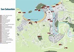 Mapas Detallados de San Sebastián para Descargar Gratis e Imprimir