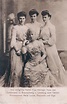 Thyra with her three daughters. | German royal family, French postcard ...