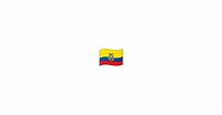 🇪🇨 Bandera: Ecuador Emoji