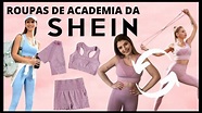 Roupas de academia da SHEIN, vale a pena? Preços e tamanhos - YouTube