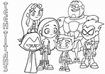 Dibujos para colorear Teen Titans Go - 100 Dibujos para colorear