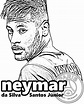 Neymar Impresionante para colorear, imprimir e dibujar –ColoringOnly.Com