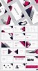 Magenta Powerpoint Presentation Template - 50+ Clean, Modern ...
