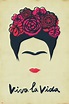 Frida Kahlo - Viva La Vida Poster, Affiche | Acheter-le sur Europosters.fr