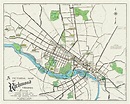Beautifully Illustrated Pictorial Map of Richmond, VA from 1937 - KNOWOL
