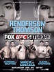 UFC on FOX 10 full poster pic for 'Henderson vs. Thomson' on Jan. 25 in ...