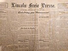 Old news — German-language paper returning to Lincoln after 110 years ...