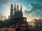 Gothic Cathedral by the Water — Karl Friedrich Schinkel