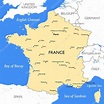 Francia mapa jalá Vector Francia mapa 2022