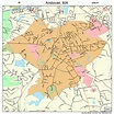Andover Massachusetts Street Map 2501430